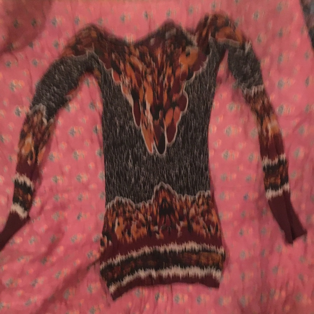 Jean Paul Gaultier tattoo shirt stretch S